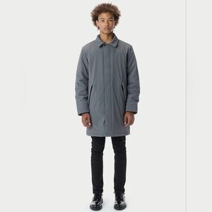 The Very Warm Car Men's Gray Coat Sz SMALL